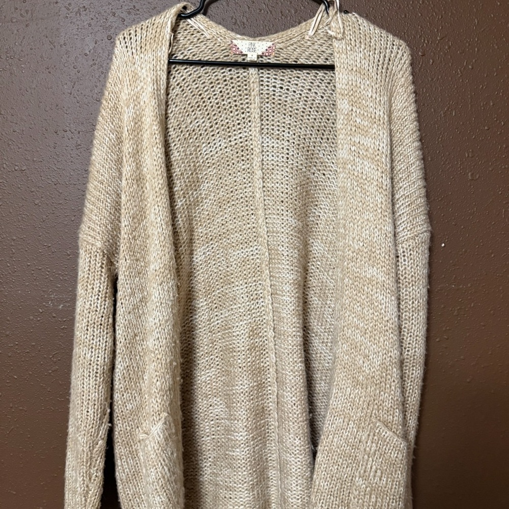 $5 for $20 item: Women's Cream Oversized Cardigan